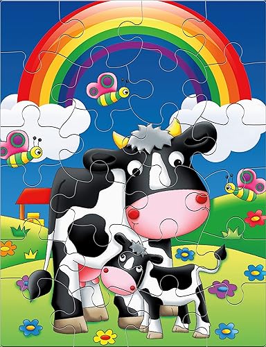 Miniatura 6 de Ceaco - Paquete múltiple 3 en 1 - Granja - (3) rompecabezas de 48 piezas