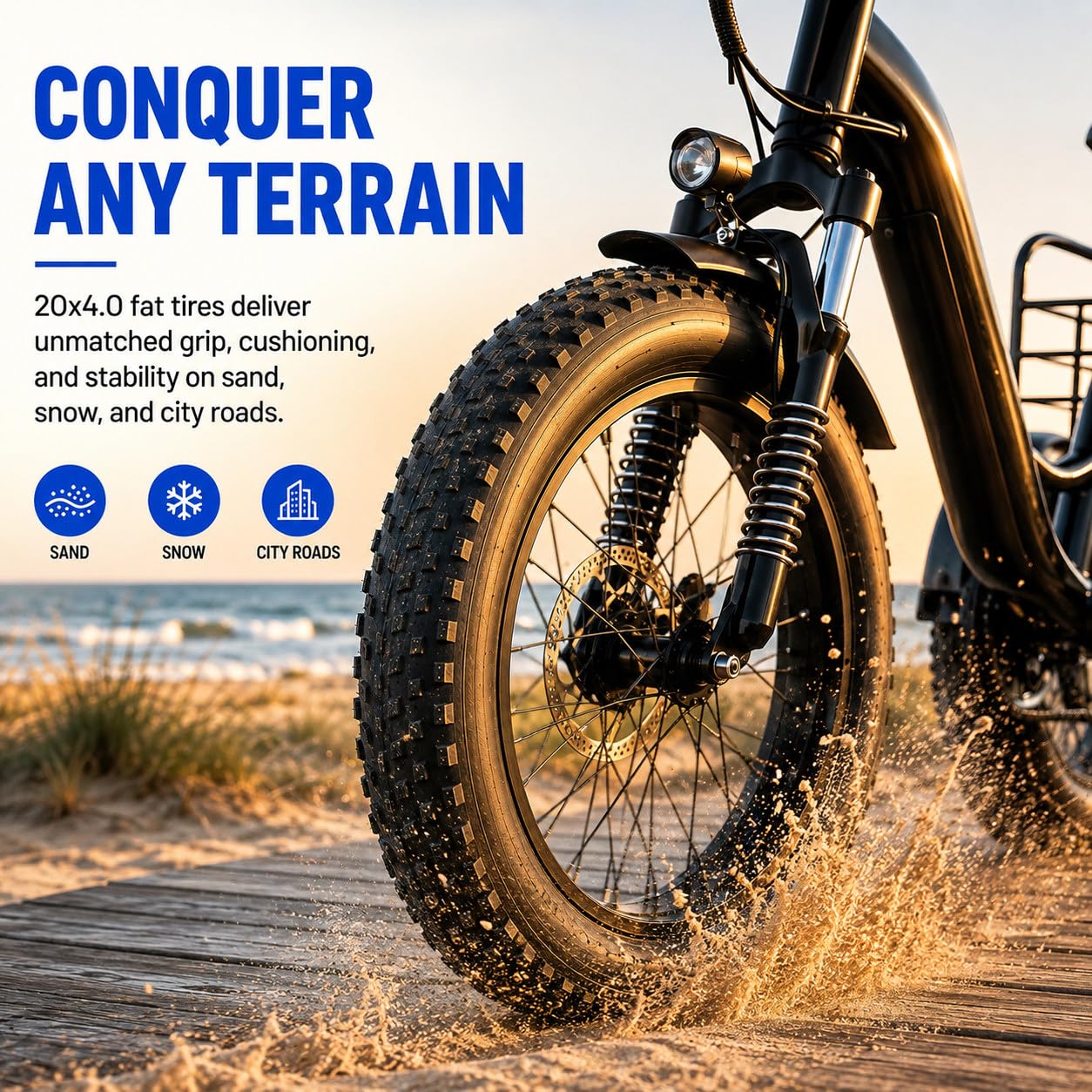 Tricycle électrique pour Adultes – Capacité De Charge 200Kg