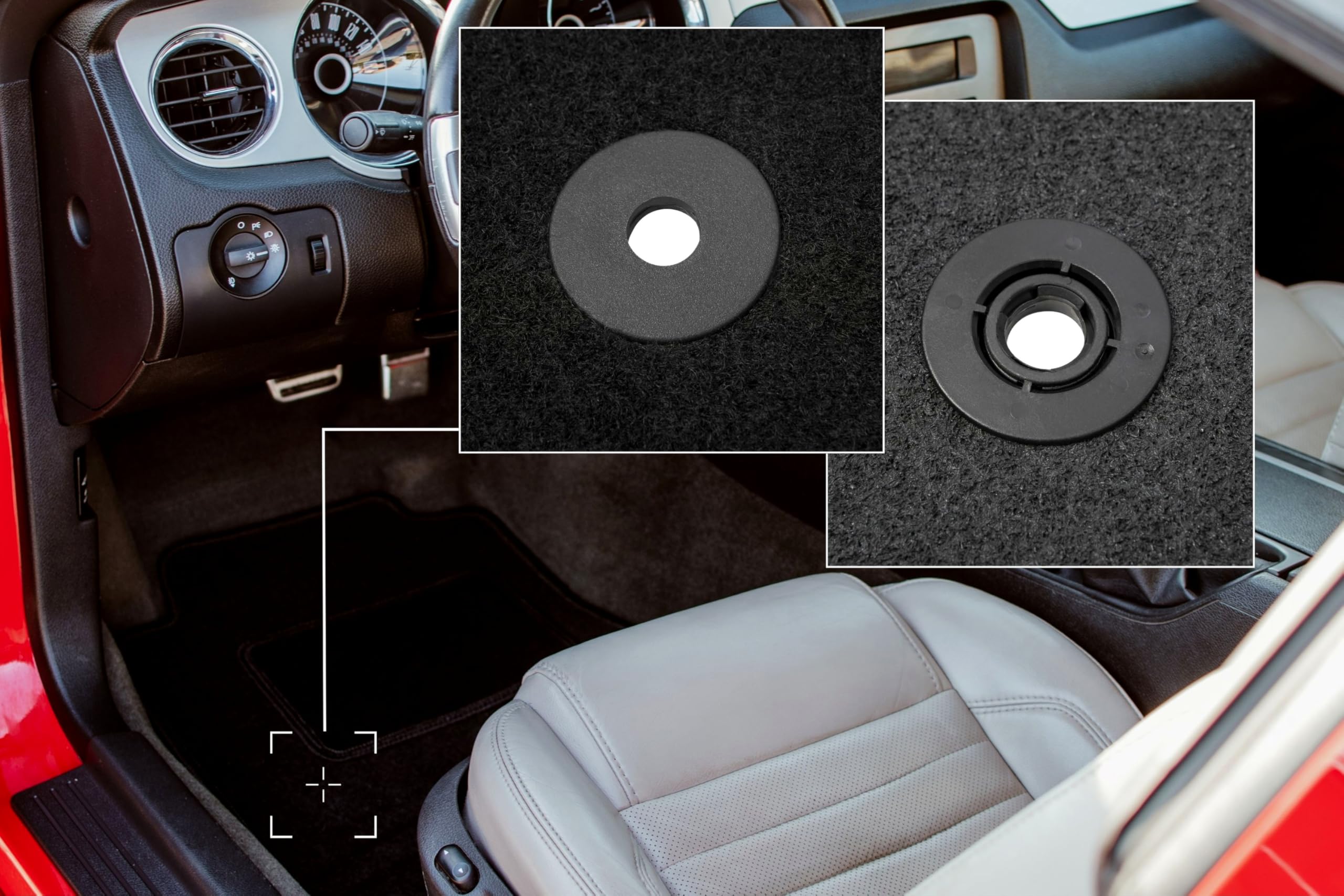 Czarny dopasowany dywanik kierowcy, pasuje do: Peugeot 208 I Hatchback (2012-2019) wycieraczka strona kierowcy welur dywaniki samochodowe