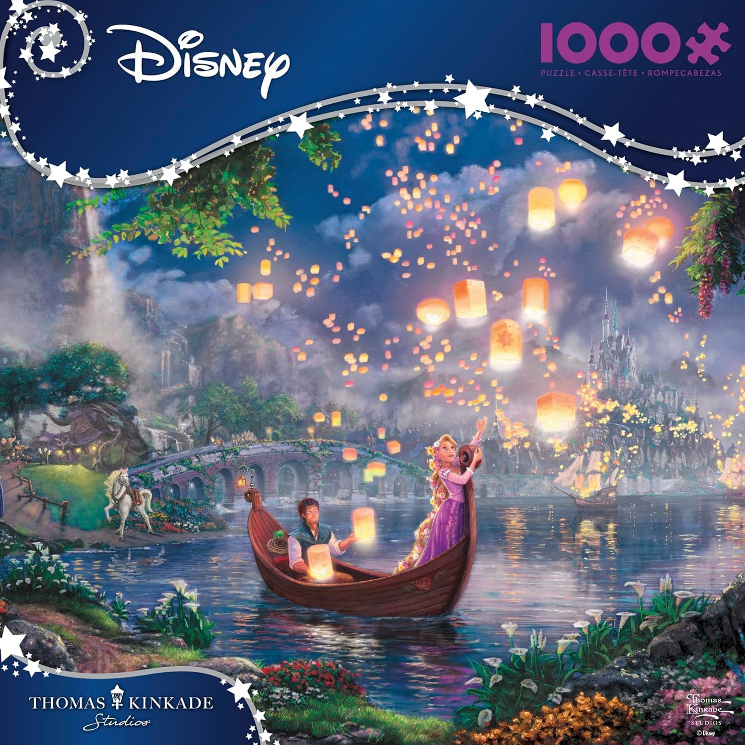 Ceaco - Disney - Thomas Kinkade - Tangled - 1000 Piece Jigsaw