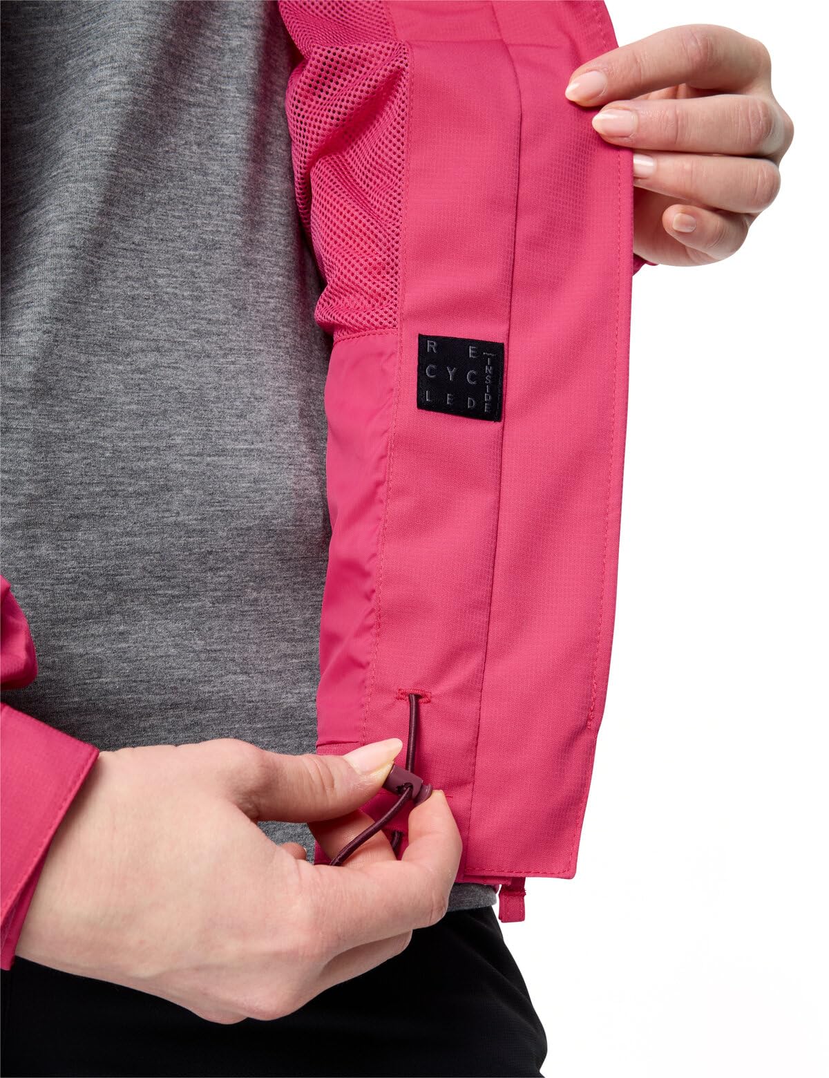 VAUDE Women's Escape Light Jacket, lekka damska kurtka przeciwdeszczowa na wędrówki, wodoszczelna, wiatroszczelna i oddychająca