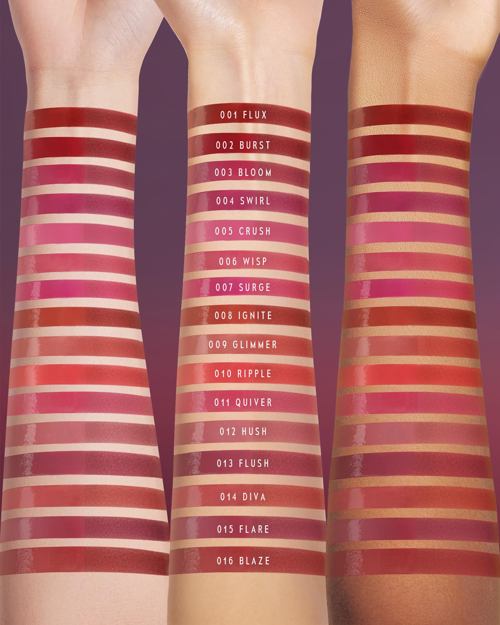 TIMEPHORIA Altera 001 Flux Lippenfarbe, bräunlich-rot, glänzend bis matt, weich, verwischt Lippenlinien, samtige Textur, leicht, ohne Klebrigkeit, vibrierend, feuchtigkeitsspendend und langanhaltend