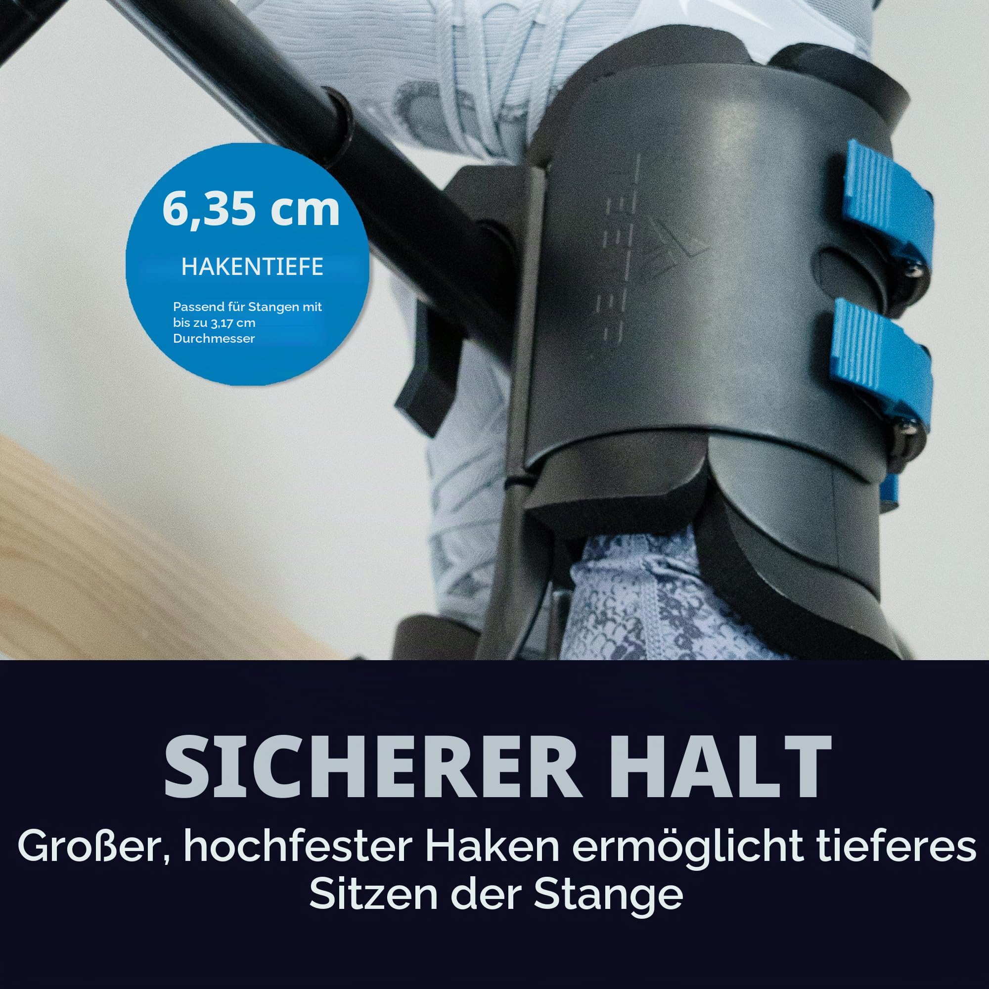 Teeter EZ-Up Schwerkraftstiefel für Inversion, Dekompression, Linderung von Rückenschmerzen und Bauchübungen