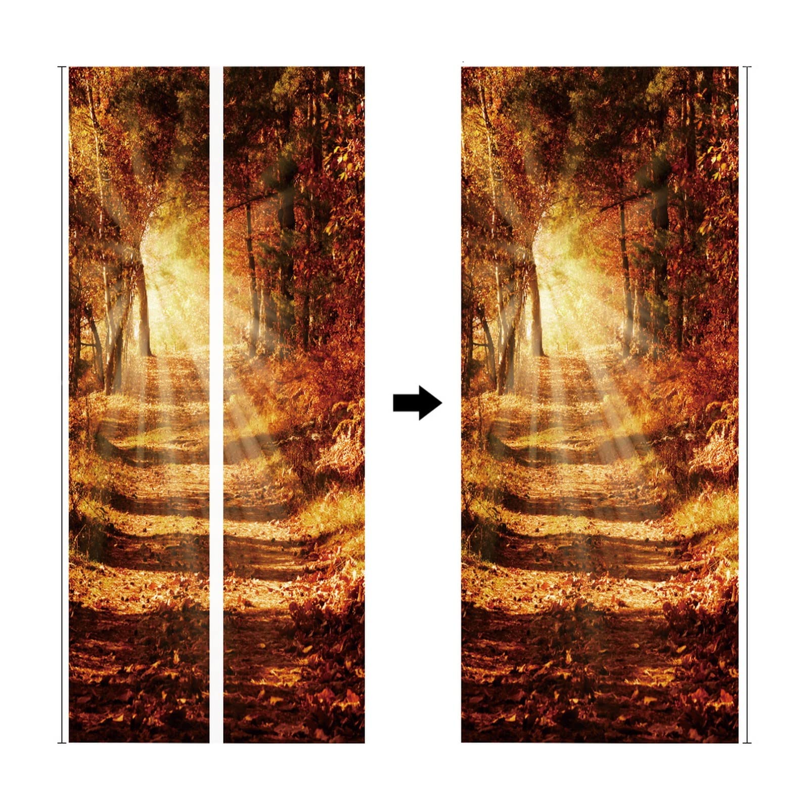 A.Monamour Sticker Porte Autocollant Poster De Porte 3D Une Route dans La Forêt d'automne Jaune Vinyle Affiche De Porte Sticker Mural Papier Peint Art Décor 95 x 215 cm A.Monamour Sticker Porte Autocollant Poster De Porte 3D Une Route dans La Forêt d'automne Jaune Vinyle Affiche De Porte Sticker Mural Papier Peint Art Décor 95 x 215 cm