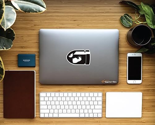 Miniatura 3 de IMPERIAL VIBES Adhesivo de bala - Adhesivo de vinilo para automóvil, camión y camioneta - Uso en interiores y exteriores para computadora portátil -