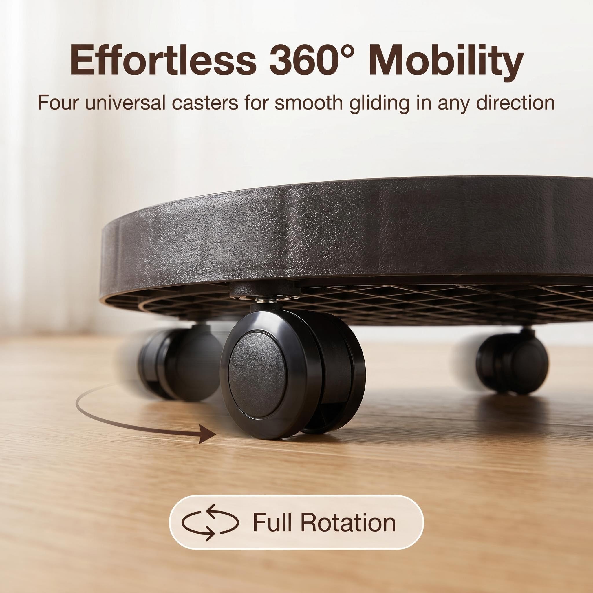Rolling Planter Caddy - Move Plants Easily -4