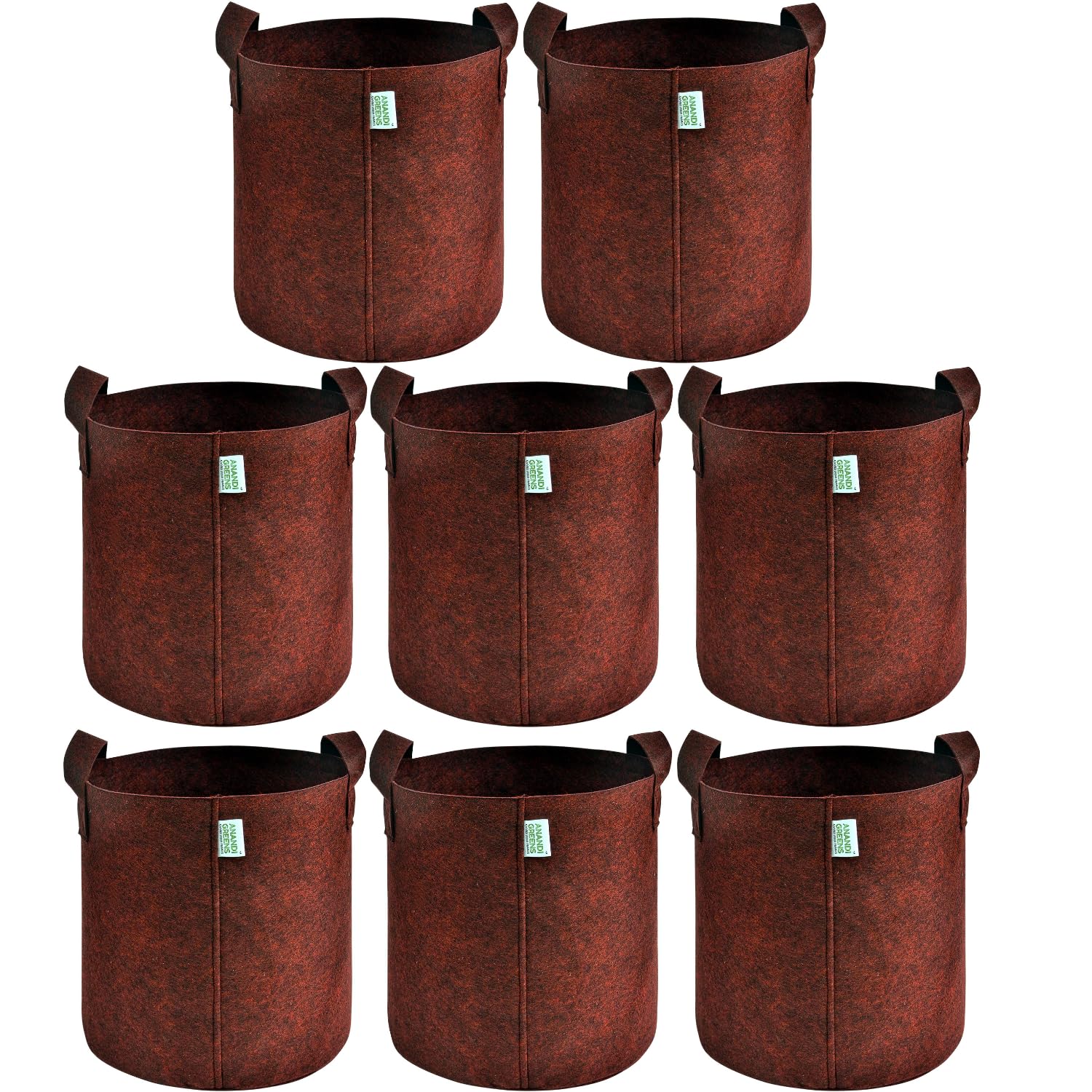 Anandi Greens 400 GSM Geo Fabric Plant Grow Bag Suitable for Terrace and Flowers Vegetable Gardening (Maroon, 9x9 INCH Pack of 10) (B0C4FJ89LB) Amazon Price History, Amazon Price Tracker