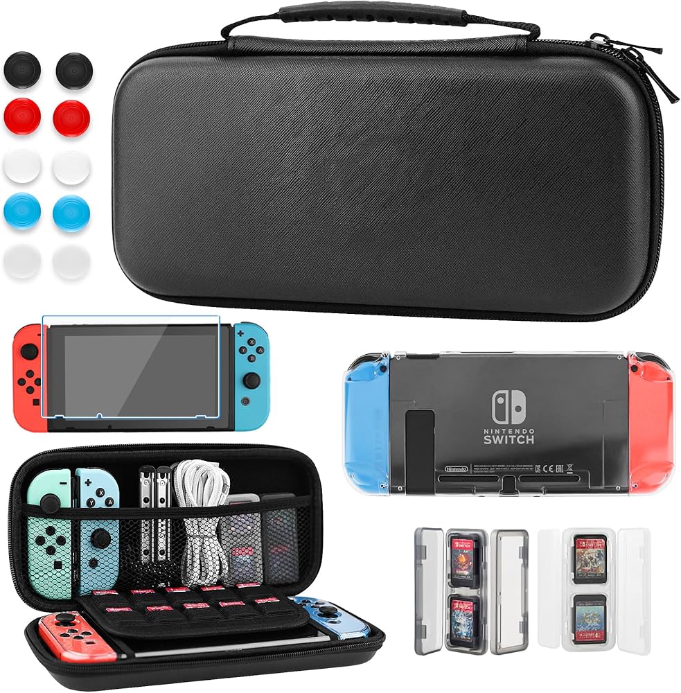 Nintendo Switch 本体 ＋ケース Amazon.com: GLDRAM Black Carrying Case for Nintendo Switch, 11 in