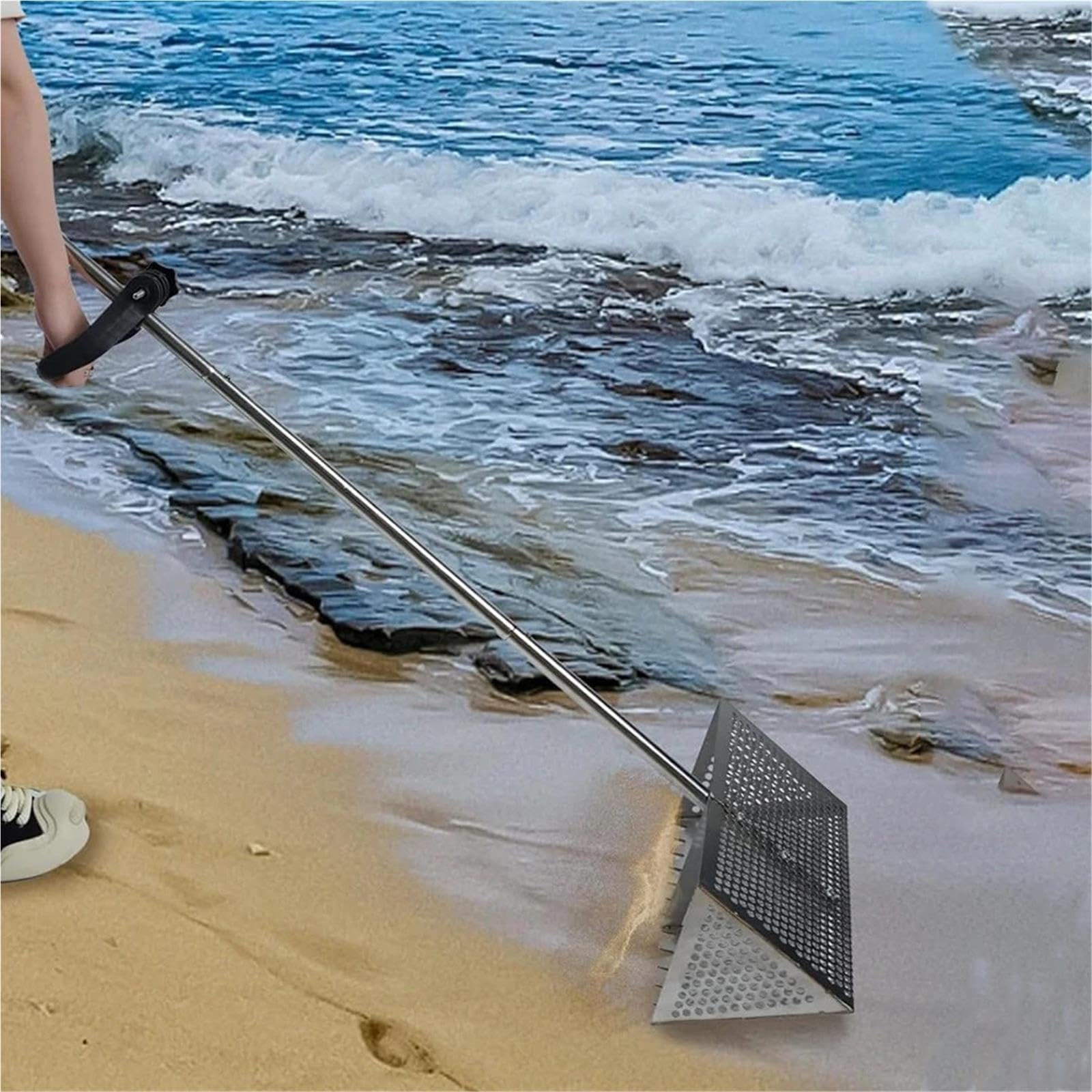 Écran De Sable Pliable en Acier Inoxydable
