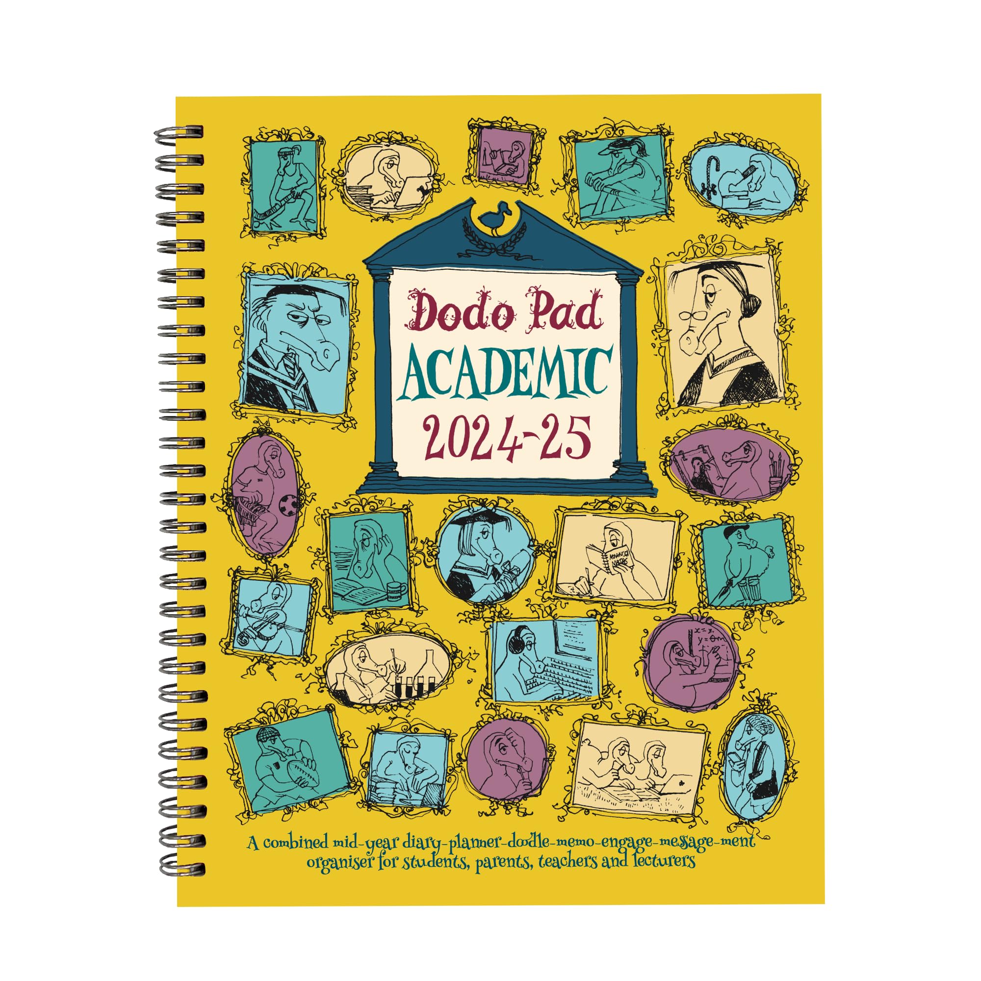 The Dodo Pad Academic 2024-2025 Mid Year Desk Diary, Academic Year, Week to View: A mid-year diary-doodle-memo-engagement-calendar-organiser-planner for students, parents, teachers & scholars