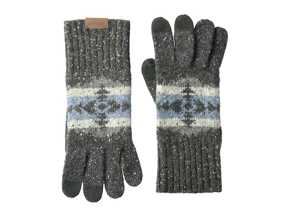 

Pendleton Knit Gloves (Hawkeye Grey) Over-Mits Gloves