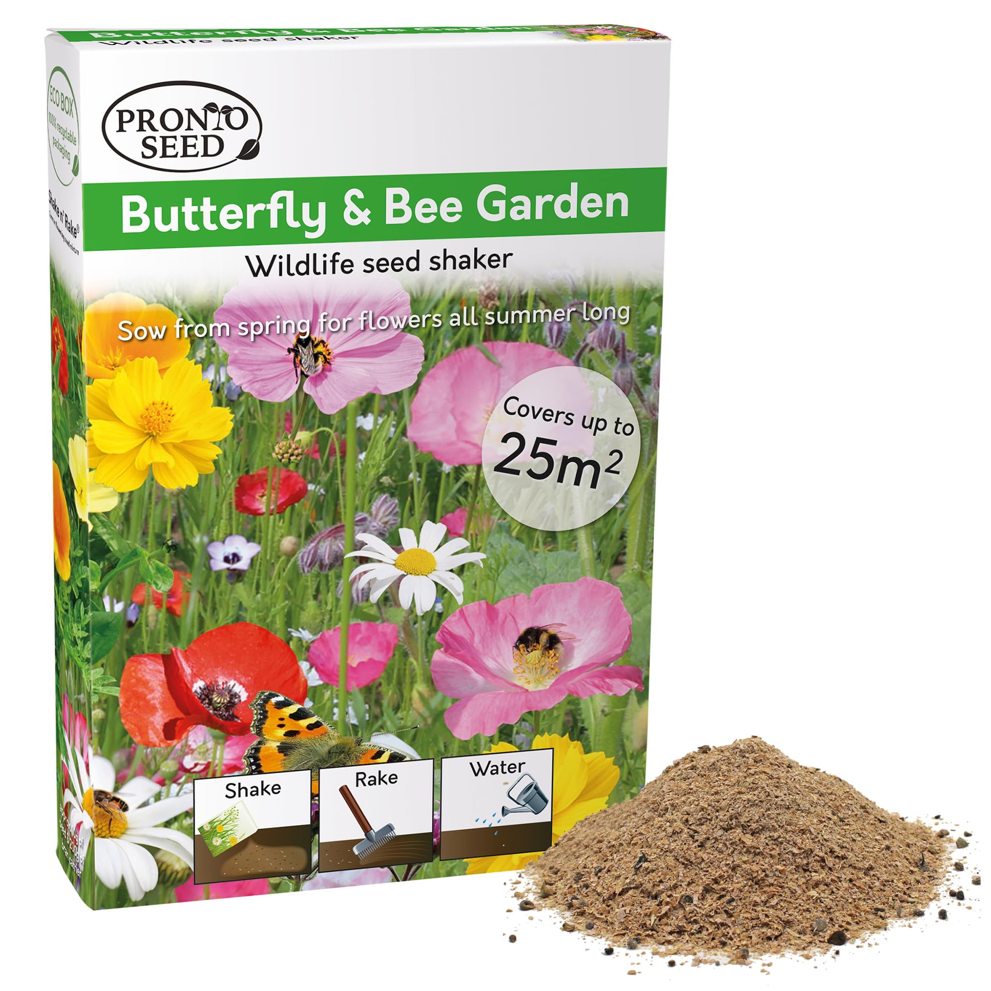Pronto Seed Wild Flowers Seeds - UK Mixed Variety Pack - Selected Wildflower Seed Mix for Garden & Meadow Areas - Native British Blooms, Covers 25m2 (Meadow Garden) — view 10