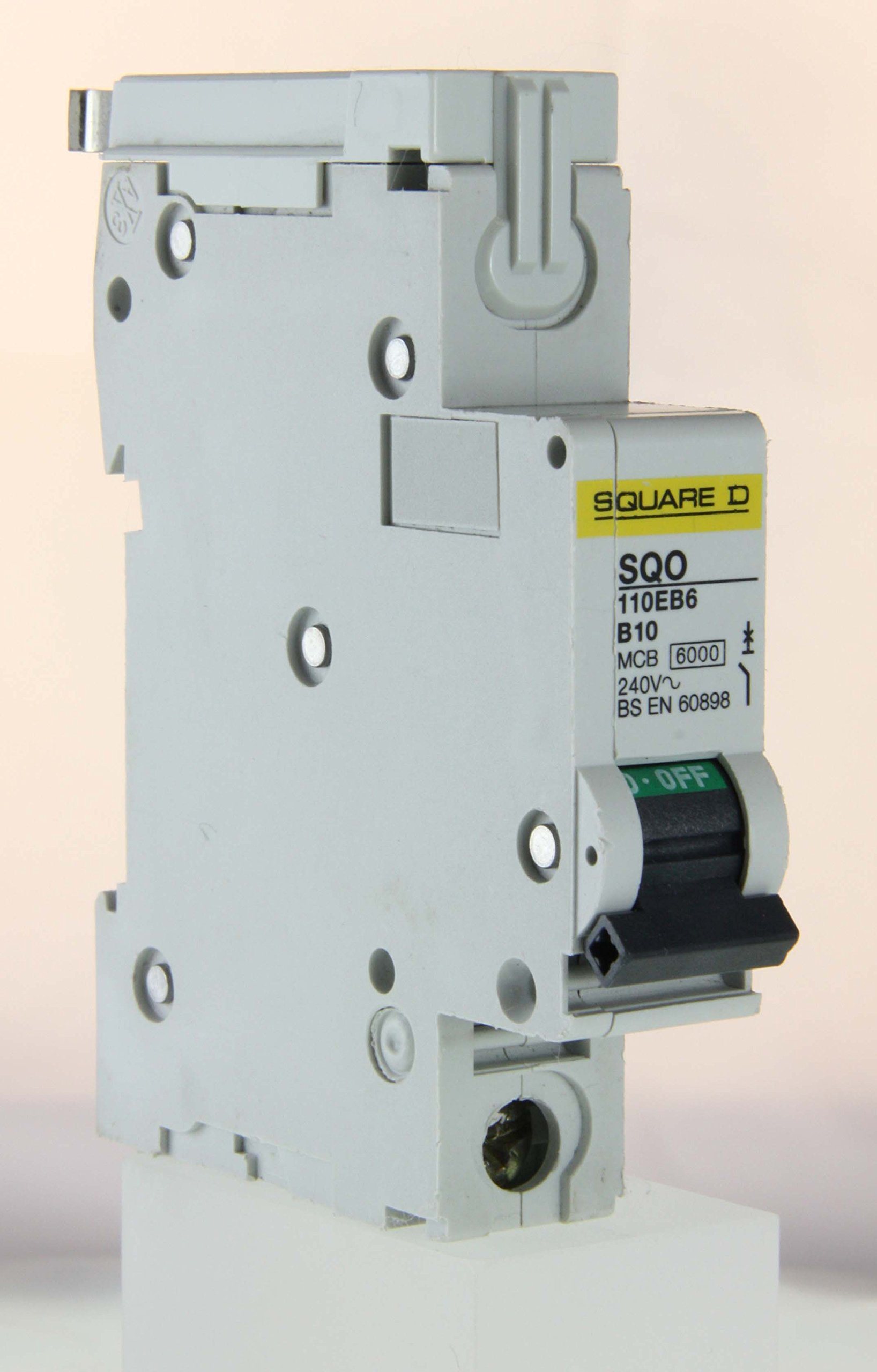 Square D SQO110EB6 10A Type B SP MCB by SquareD