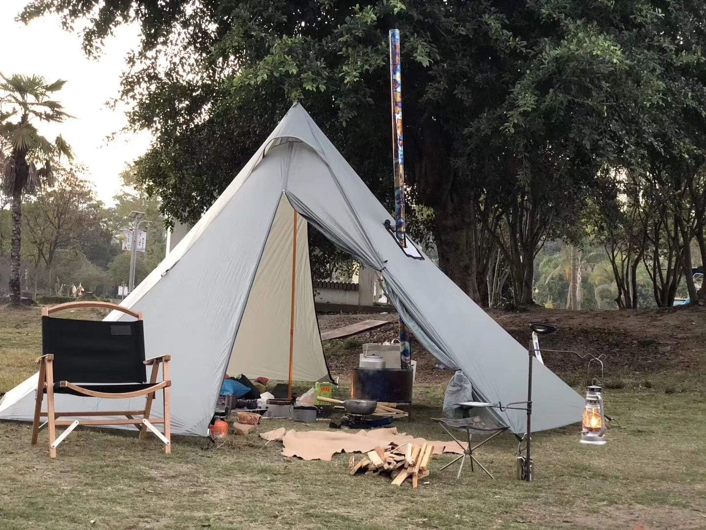 YILI Outdoor Camping Stove, Portable Tent Wood Stove with Pipe, Heating Burner Stove for camping, Ice-fishing, Cookout, Hiking, Travel, Backpacking Trips : Sports & Outdoors