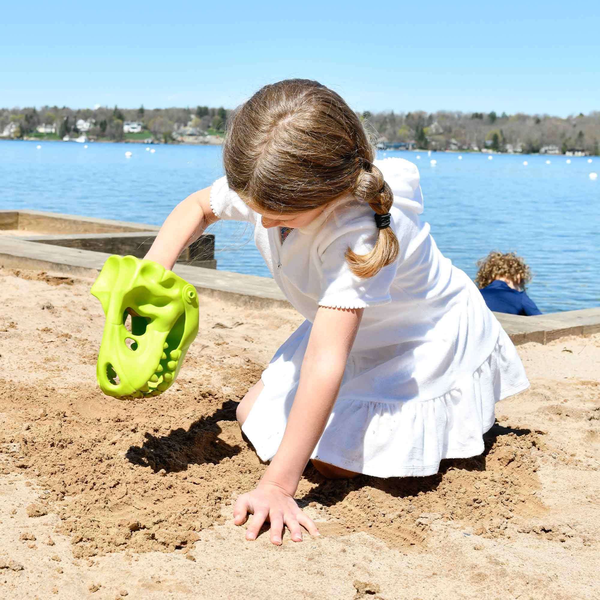 HABA 301455 Sand-Handpuppe Dinosaurier