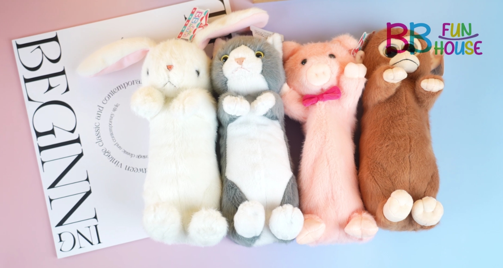 Amazon.com: Plush Pencil Case for Kids, BB FUNHOUSE 3D Plush