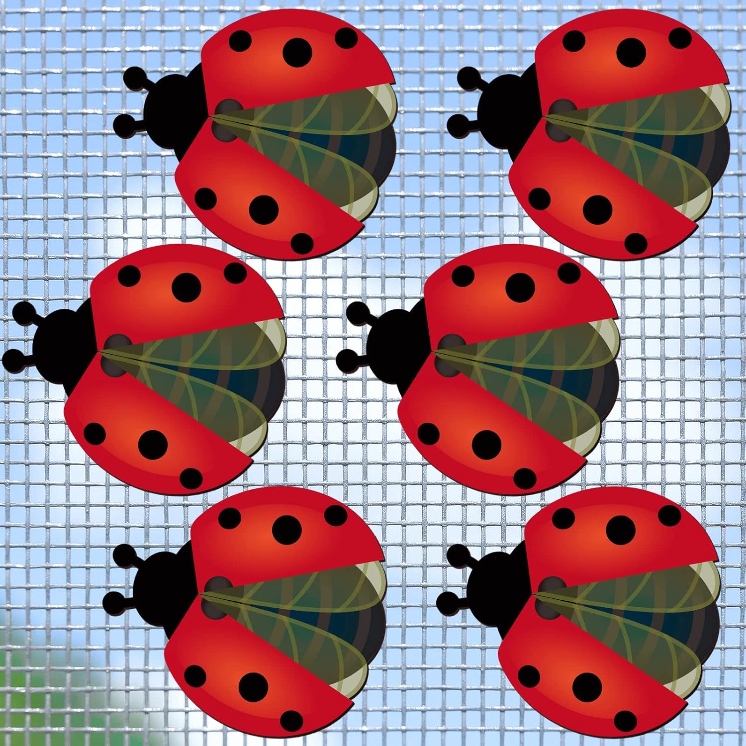 Fabbay 12 Pcs Screen Door Flexible Double Sided Protector