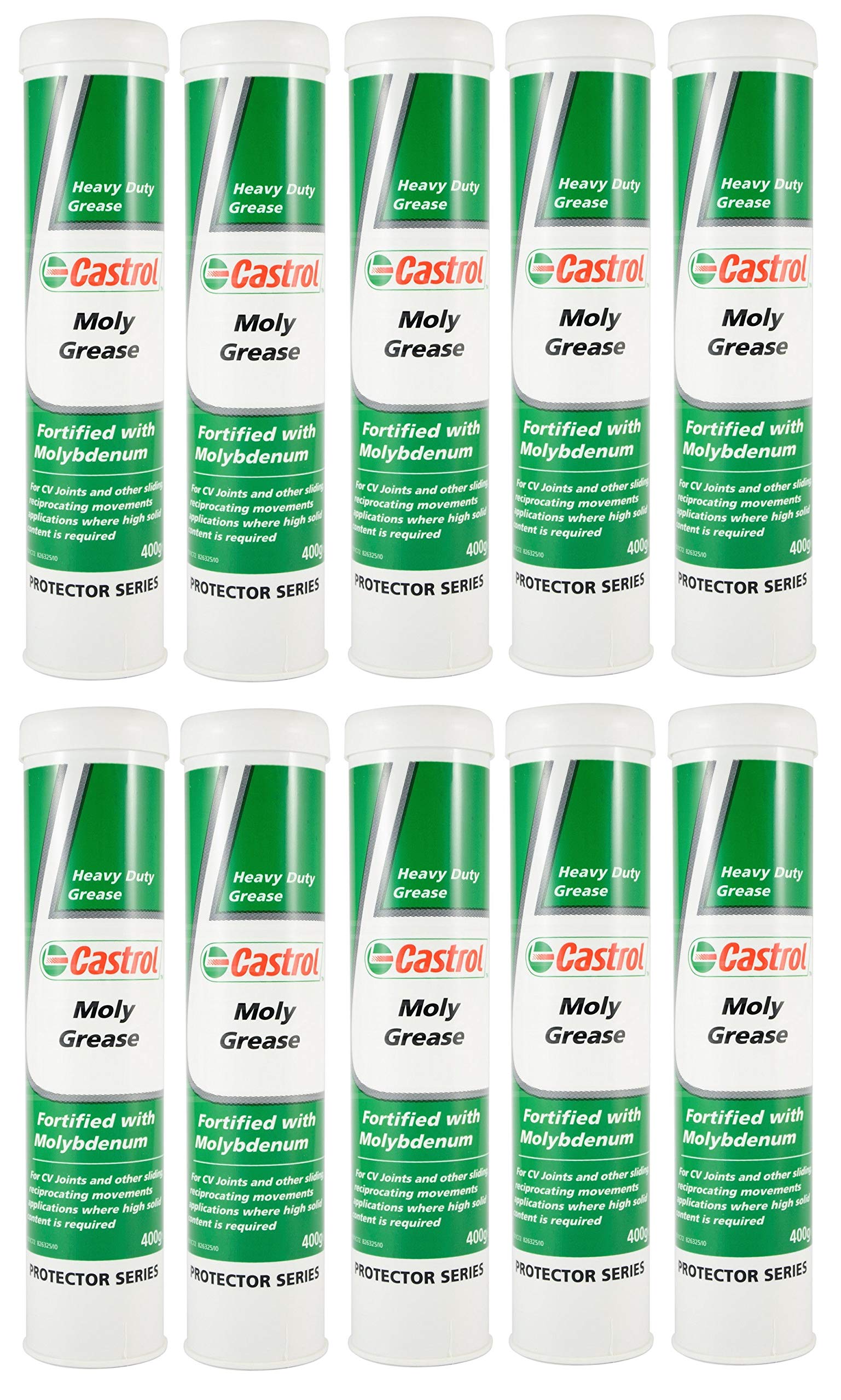 Buy Moly Grease Fortified Molybdenum Heavy Duty 400g Cartridge, 10