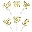 30PCS Straight Outta 1930 Cupcake Toppers Gold Glitter Nighty Five Happy 95th Birthday Cupcake Picks Cheers to 95 Fabulous Cake Decorations for 95th Birthday Anniversary Party Decoration Supplies