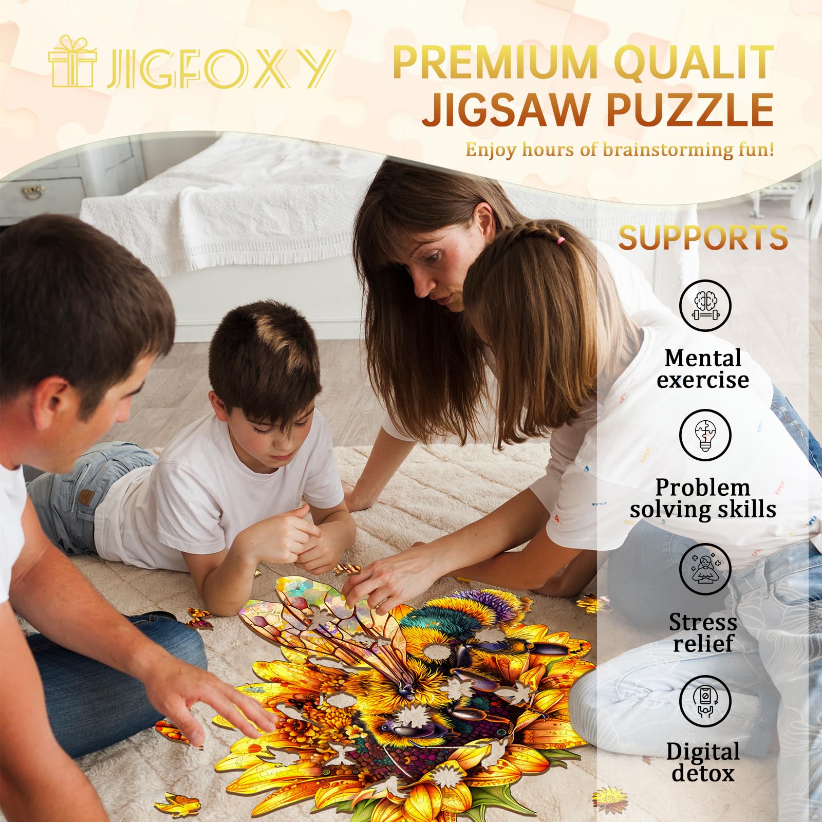 Jigfoxy Wooden Puzzle For Adults, Pirate House Jigsaw Puzzles For Adult