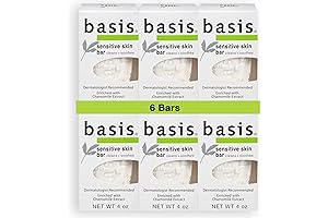 Jergens Soothing Aloe Vera and Chamomile Bar Soap for Sensitive Skin