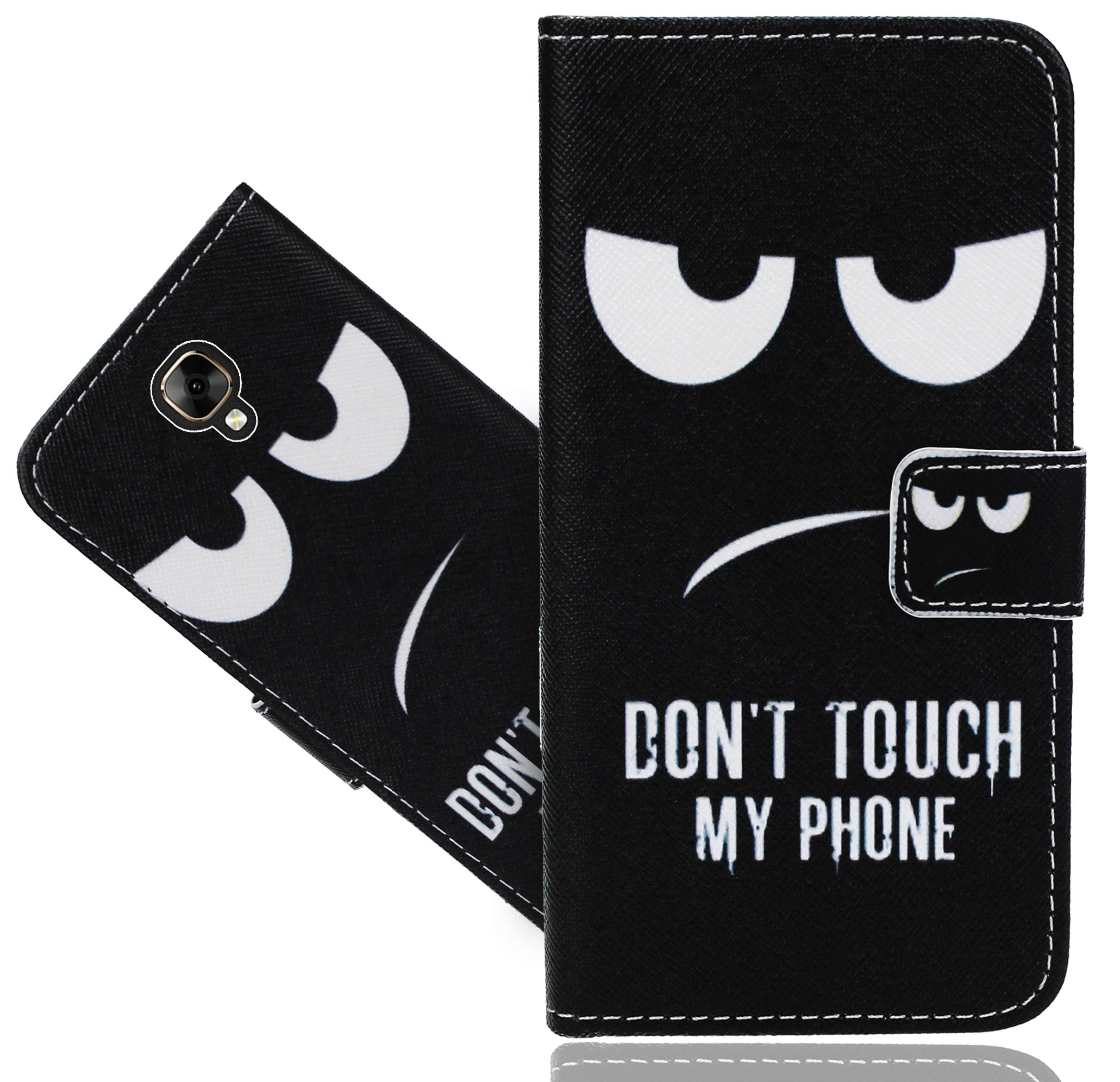 FoneExpert® Doogee X10 Case, Beautiful Printed Pattern Leather Kickstand Flip Wallet Bag Case Cover For Doogee X10