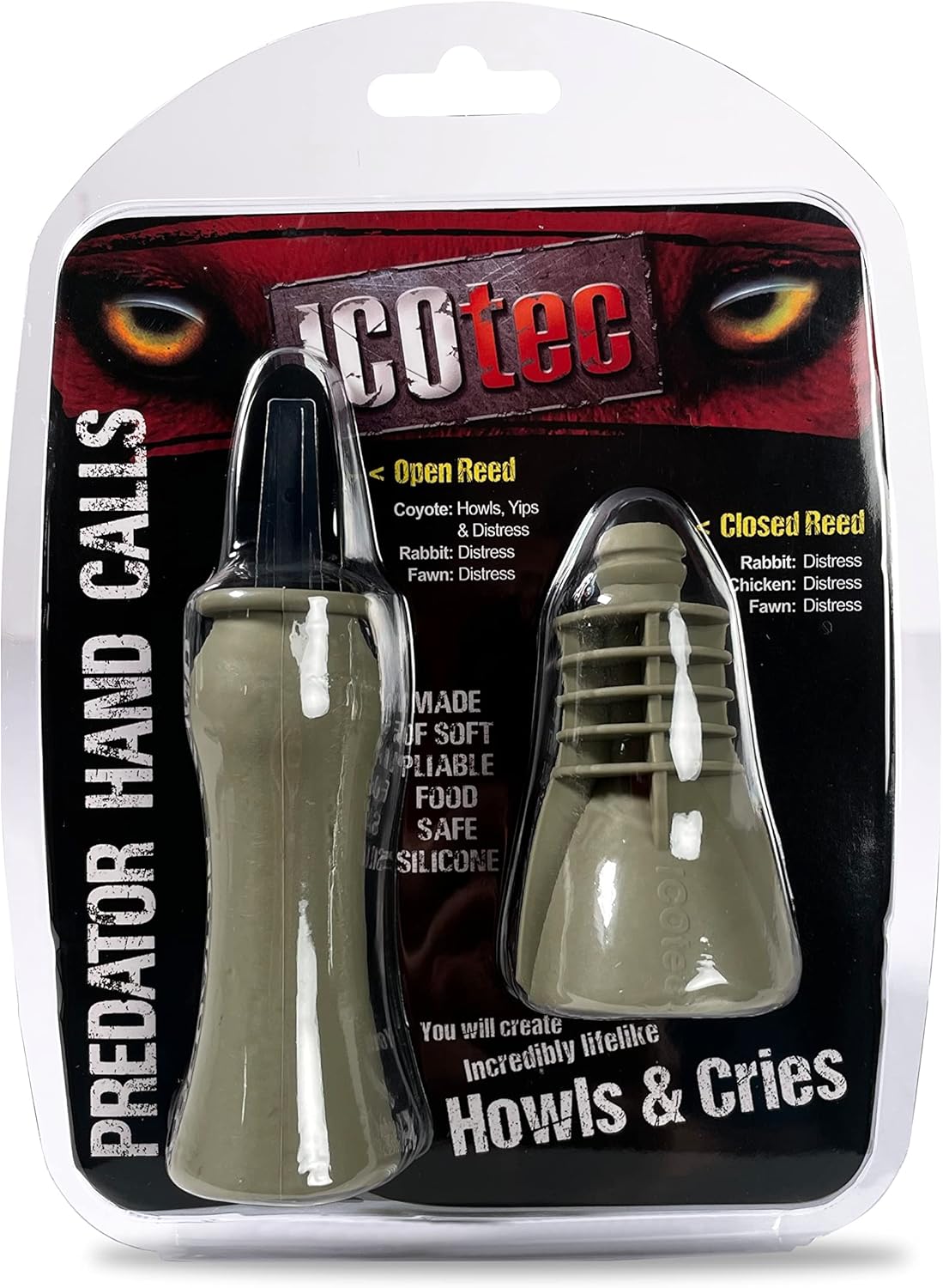 Buy Icotec Predator Hand Call Ultimate Pair. Open Reed and Closed Reed