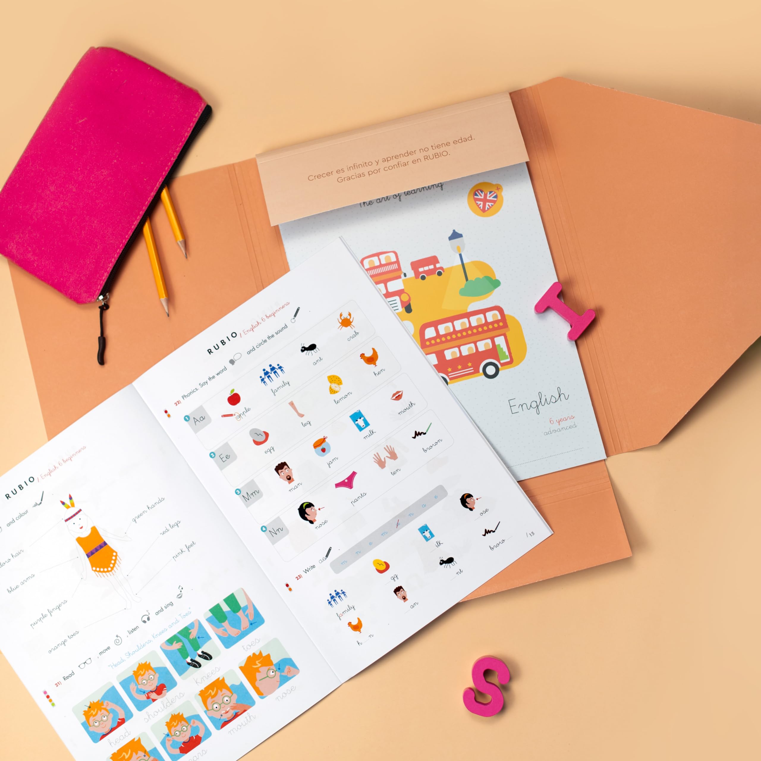 Pack de cuadernos 1.º de Primaria (+6 años)