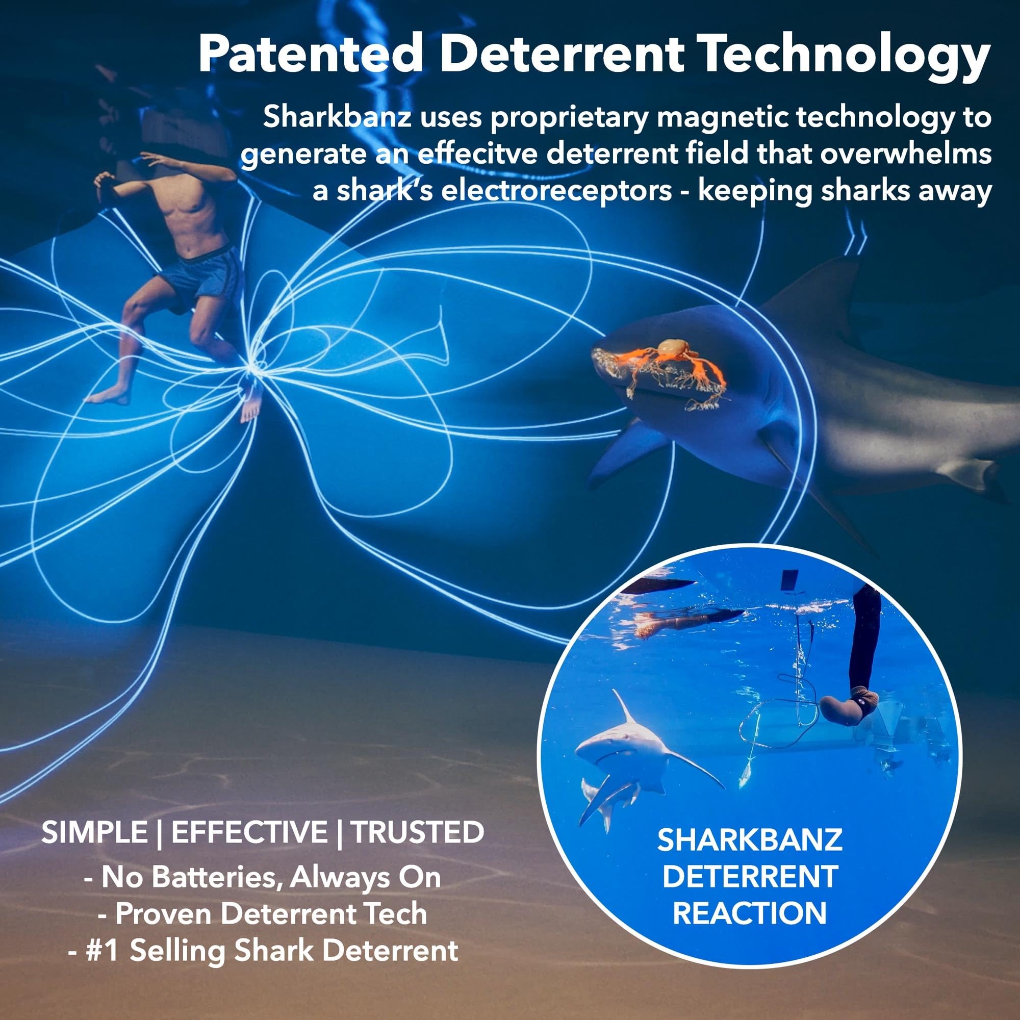 Amazon | サメ避けバンド サメ対策 SHARKBANZ2 シャークバンズ2
