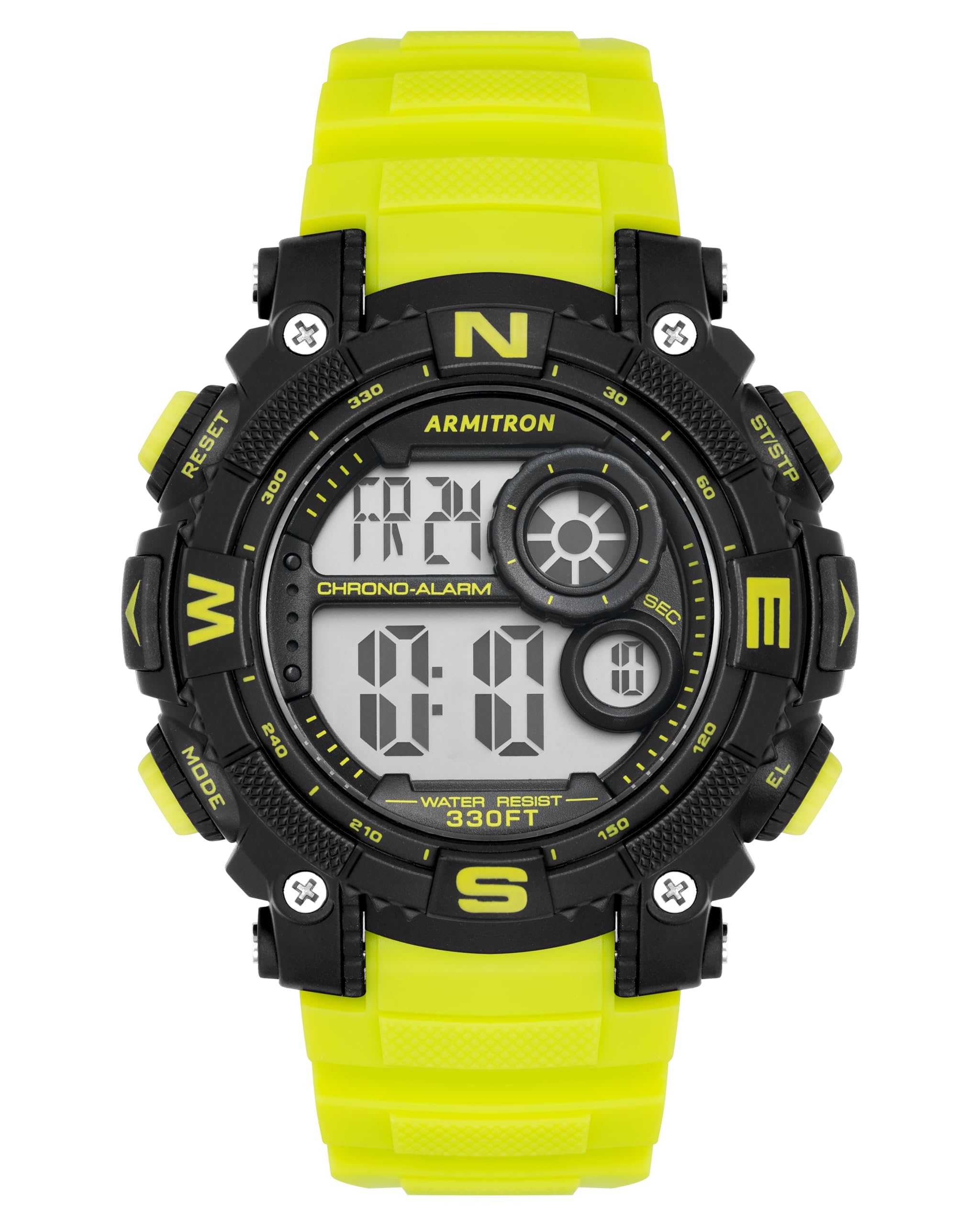 Armitron Sport Men's Digital Chronograph Resin Strap Watch, 40/8284