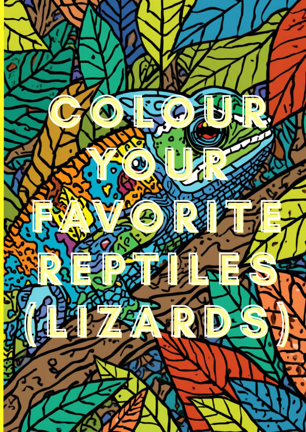 Colour your favorite Reptiles (Lizards)