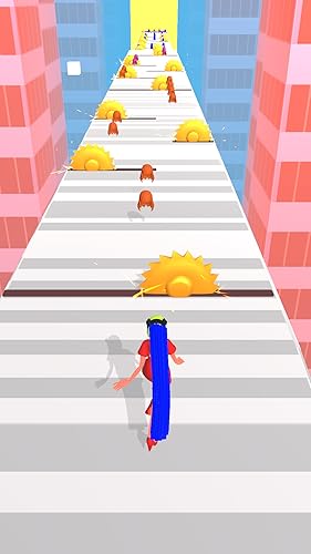 Cabelo comprido Desafio! BeautyQueen DancingHairs Corrida - 3D Corredor Jogo de corrida