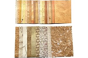 Textured Scrapbook Paper Mesh Fabric for Junk Journal Supplies