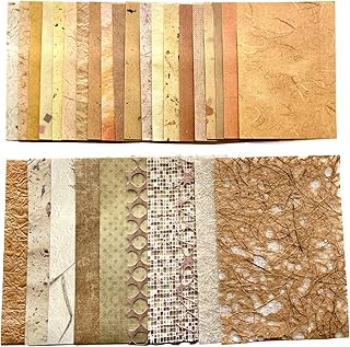Textured Scrapbook Paper Mesh Fabric - Junk Journal Supplies Assorted Se...