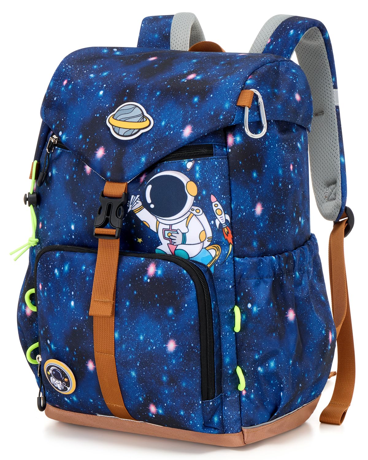 Amythe Ergo Schulrucksack Jungen ab 1. Klasse für Schul, Outdoor | Ergonomischer Schulranzen Rucksack Kinder 6-12 Jahre mit Brustgurt, Regenschutz, Reflektoren, Lendenwirbelstütze
