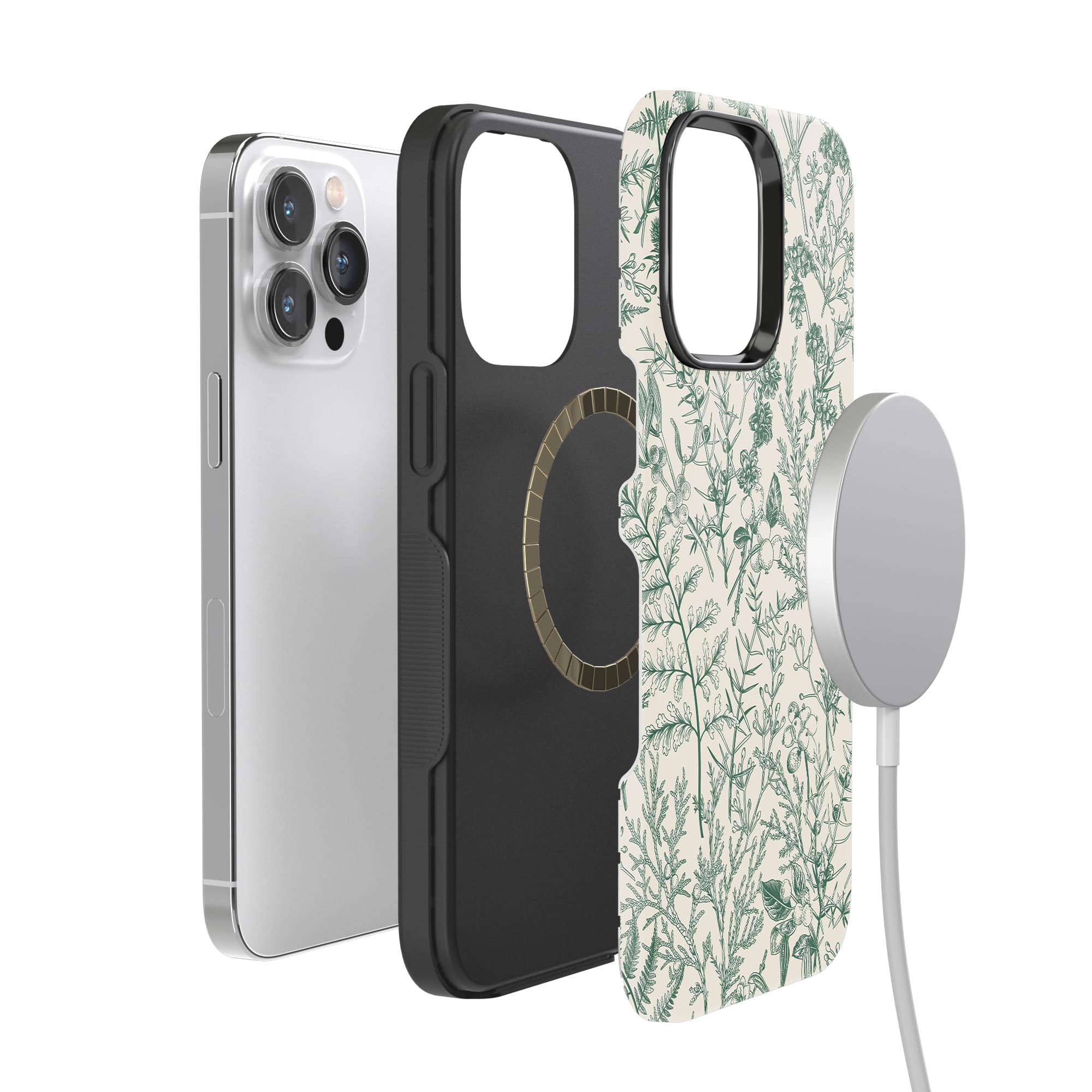 Amazon.com: Casely iPhone 14 Pro Max Case | Sage Garden | Green