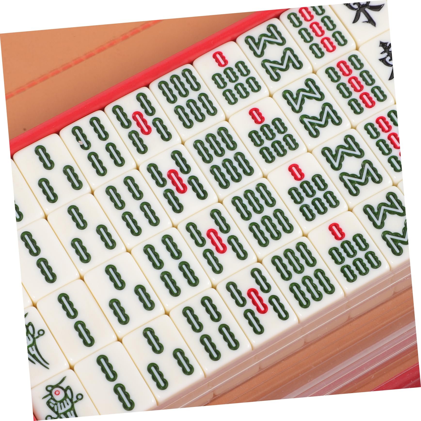 YARNOW Gioco Di Tessere Mahjong Mini Set Portatile Tradizionale Cinese Accessori Per Giochi Da Tavolo Da Viaggio Set Mahjong Per Casa