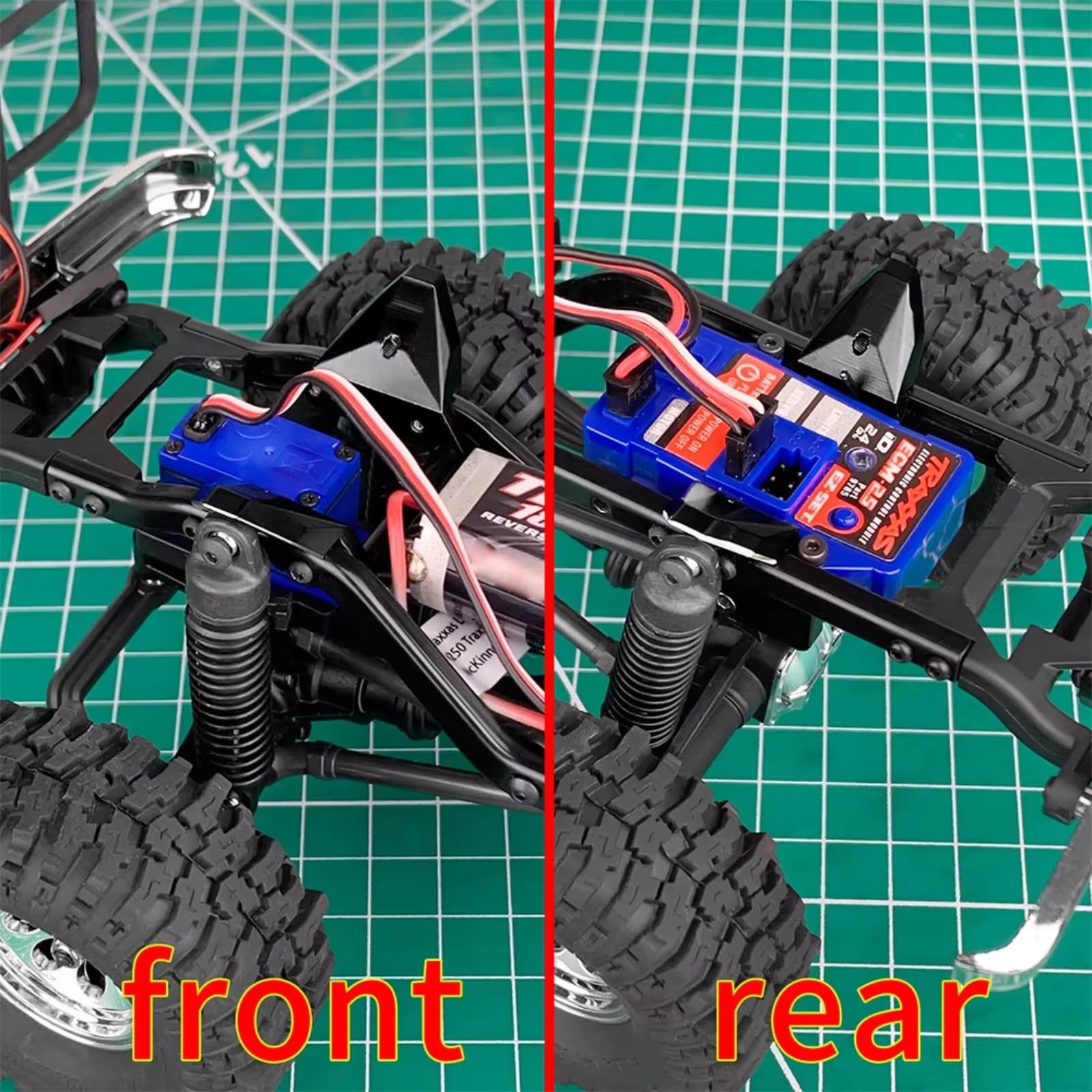 Per Supporti Per TRX4M 1/18 RC Torre Ammortizzatore Ottone Rivestito