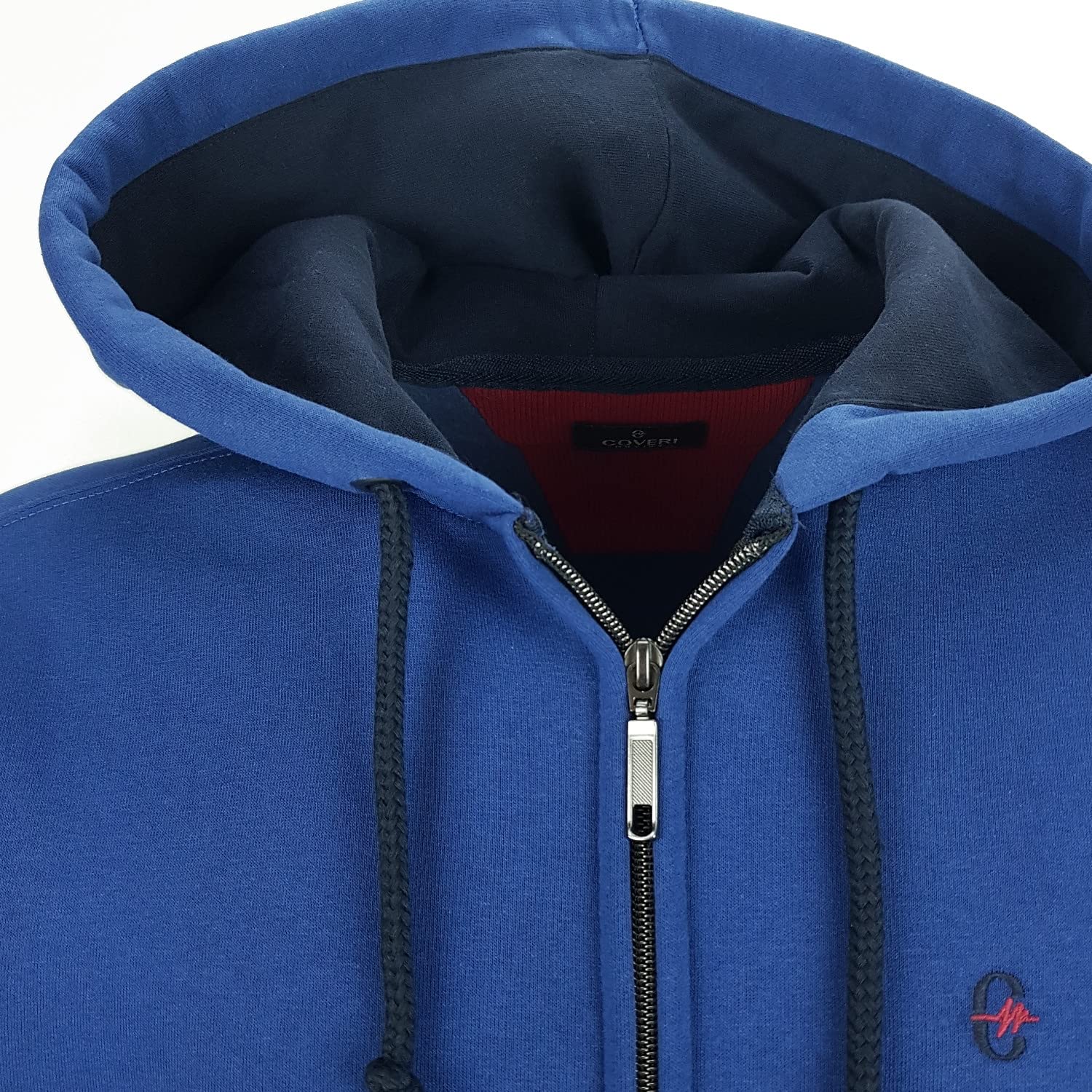 Coveri Tuta Uomo Completa Felpa con Cappuccio Cerniera Zip Invernale M L XL XXL XXXL