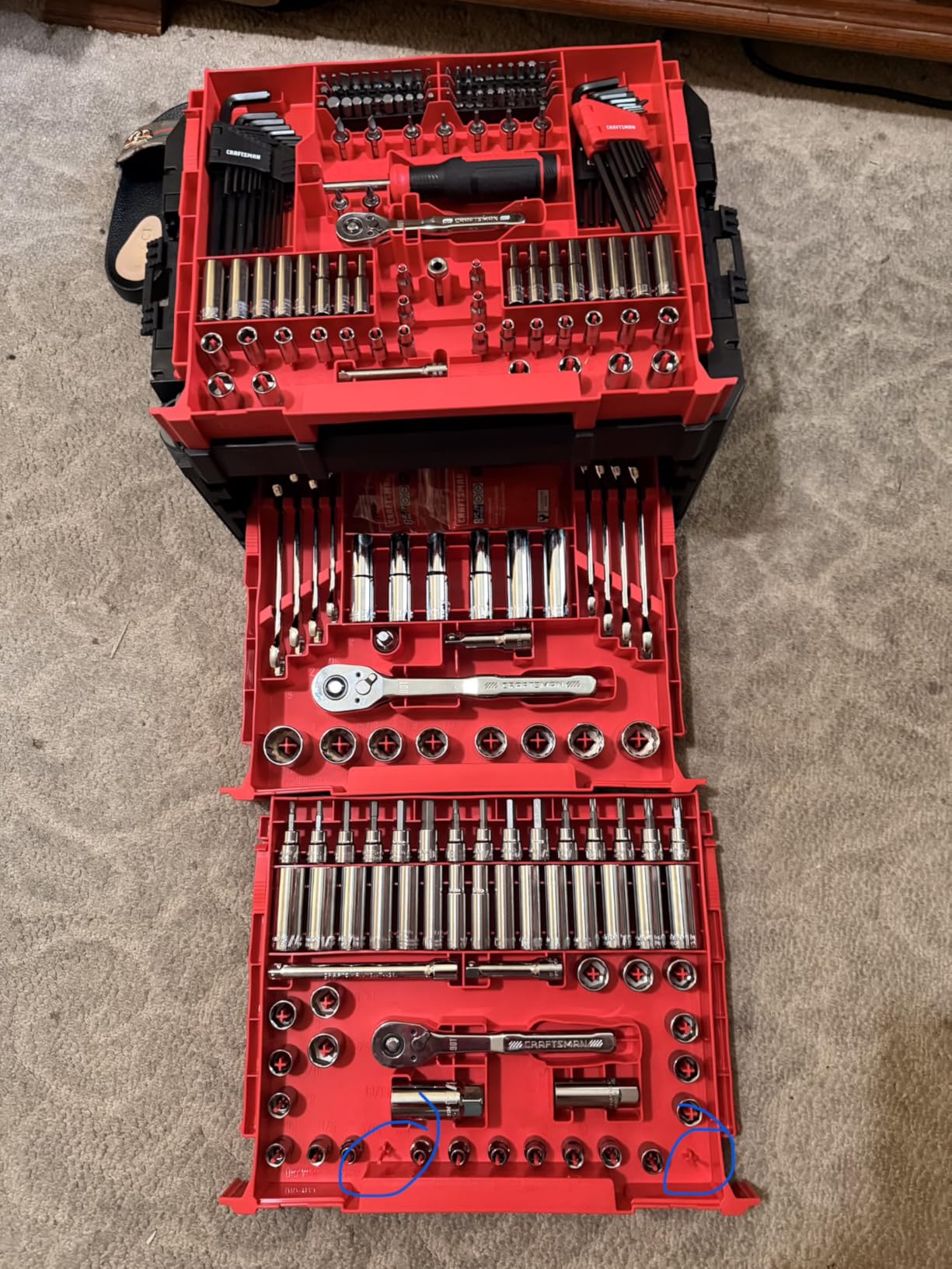 Disappointed 2 parts missing