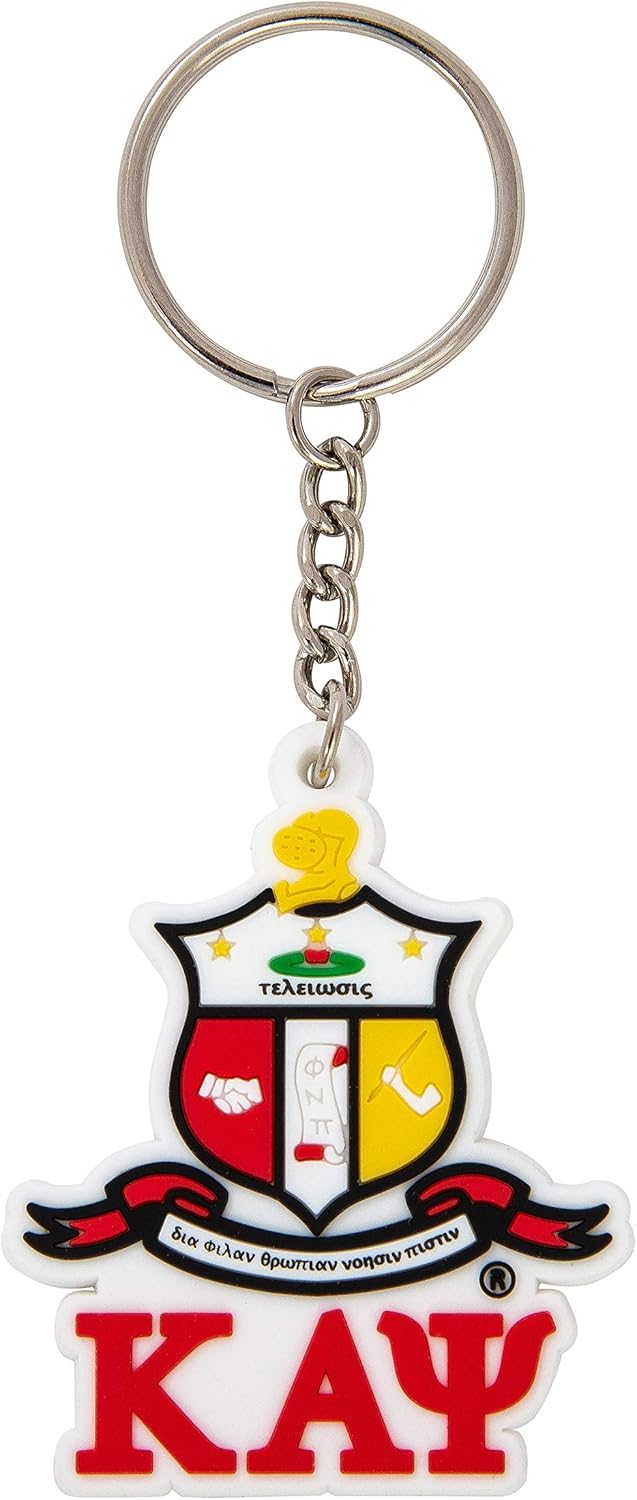 Desert Cactus Kappa Alpha Psi Keychain Acrylic Mirrored Decorative KAP Car Keys Holder