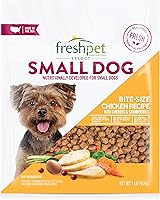 Vista 1 de Freshpet Alimento saludable y natural para perros pequeñosrazas, receta de pollo fresco sin granos, 1 libra