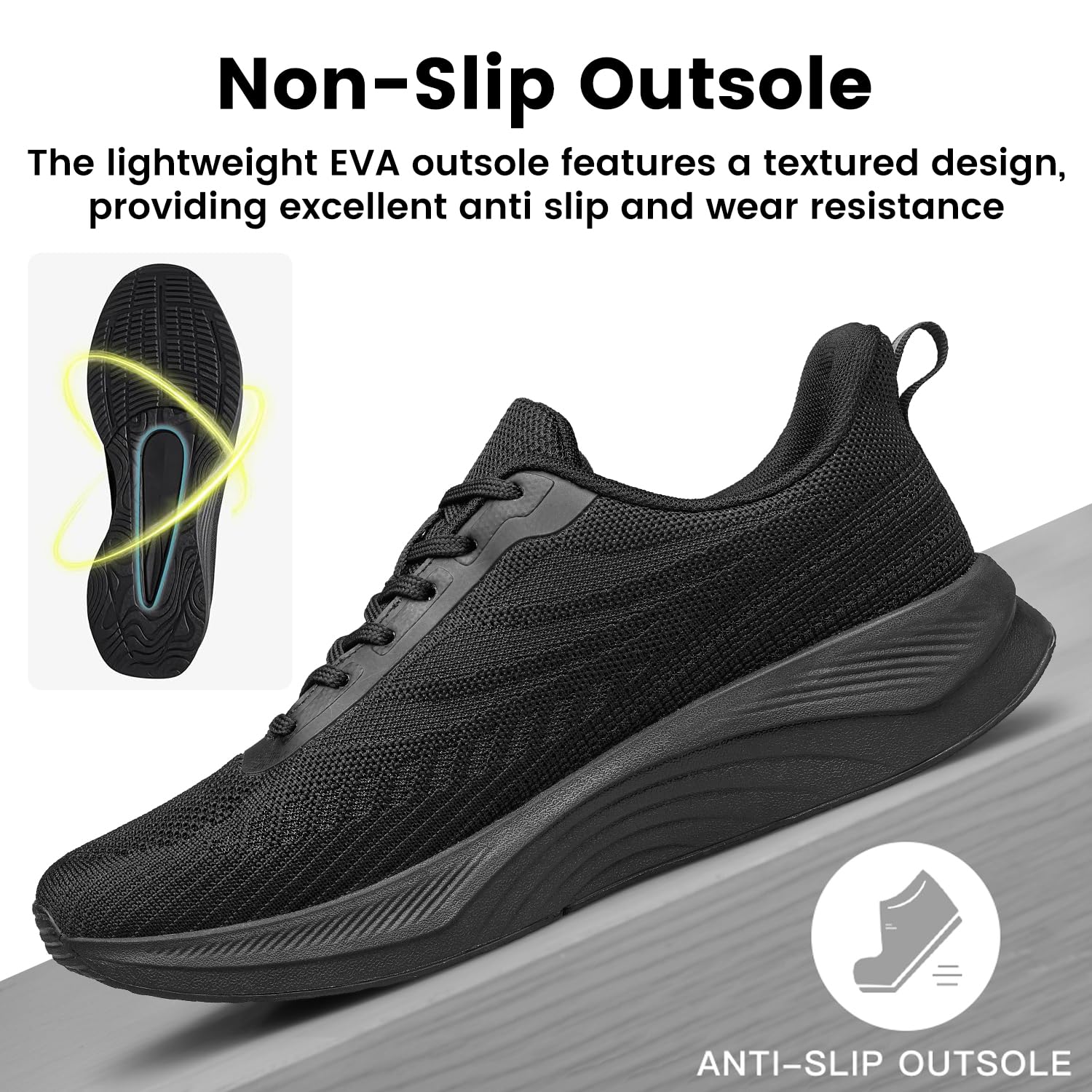 Raoendis Mens Trainers Walking Running Shoes Fashion Tennis Sport Shoes Athletic Breathable Comfortable Lightweight Sneakers for Outdoor Fitness Jogging