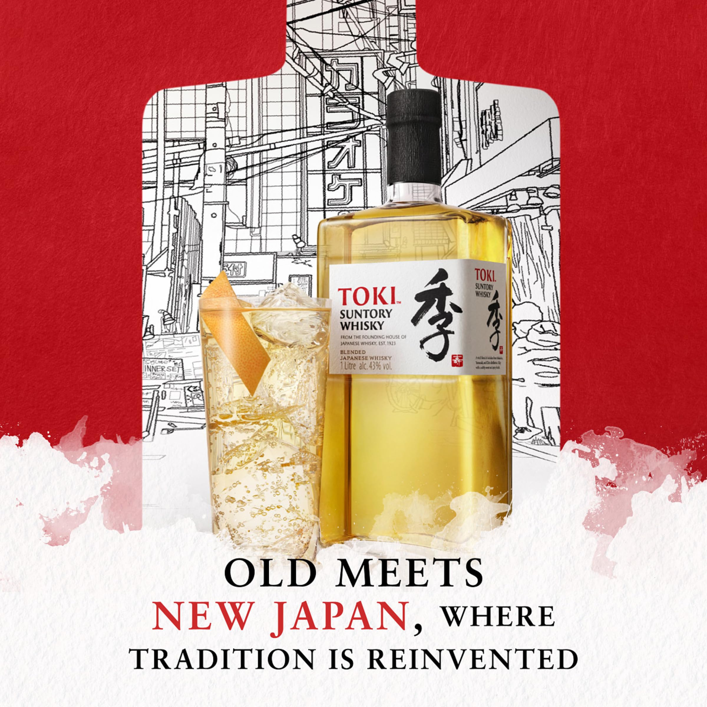 Suntory Toki Vodka Japanese Whisky, 750 ml, 86 proof | Grocery