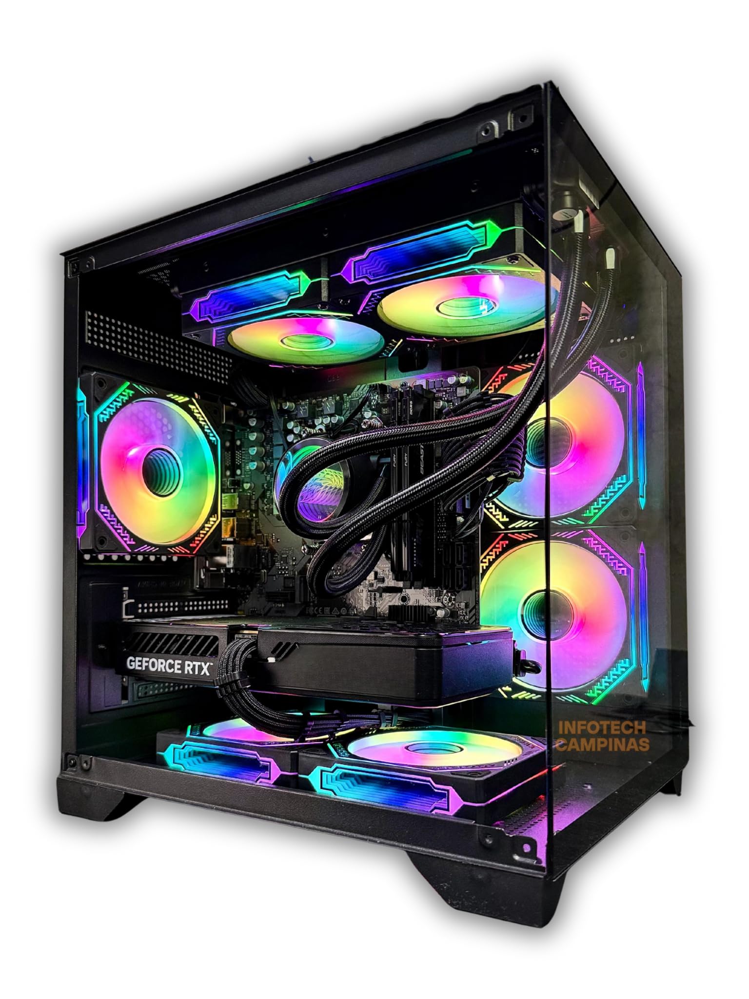 PC Gamer Ryzen 7 5700X, 32GB DDR4 3200MHz, RTX 5060 8GB, SSD 1TB
