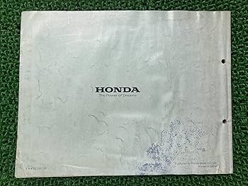 HONDA FTR サービスマニュアル　パーツリスト 送料無料 HONDA FTR FTR223/Y 純正 サービスマニュアル/MC34