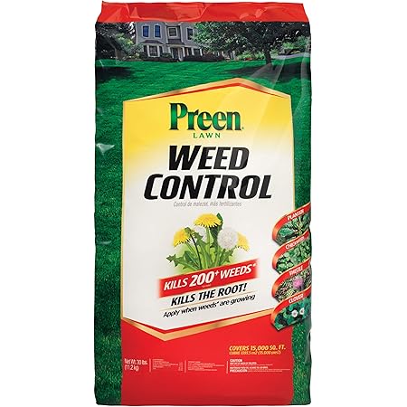 Amazon Com Preen 2464090 Lawn Weed Control 30 Lb Covers 15 000 Sq Ft Everything Else
