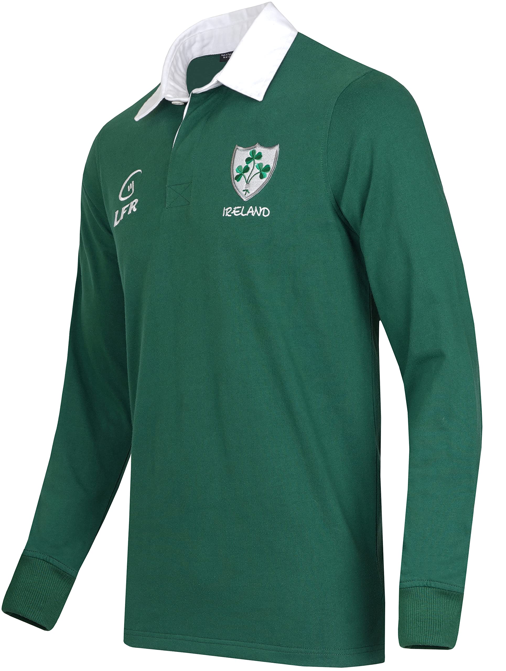 Classic Ireland Green Heritage Rugby Jersey (XL)
