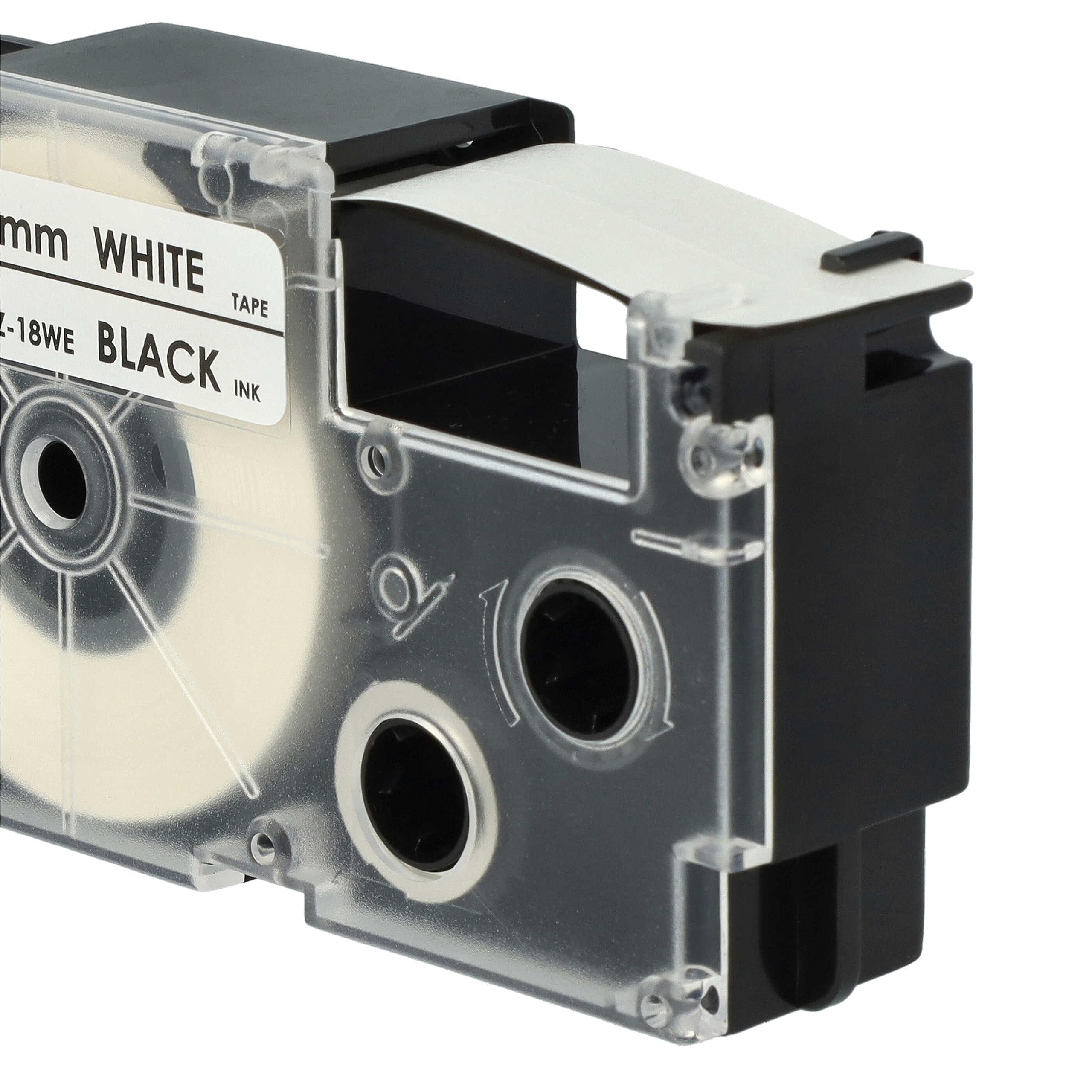 vhbw 10x Schriftband-Kassette Ersatz für Casio XR-18WE