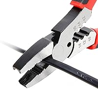 Vista 5 de Powerbuilt Alicates extractores de tornillos pelados, Alicates Linesman de servicio pesado de 6 ", alicates multiusos para extracción